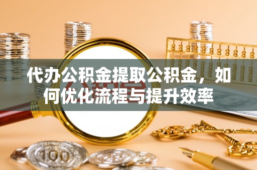 马龙代办公积金提取公积金，如何优化流程与提升效率