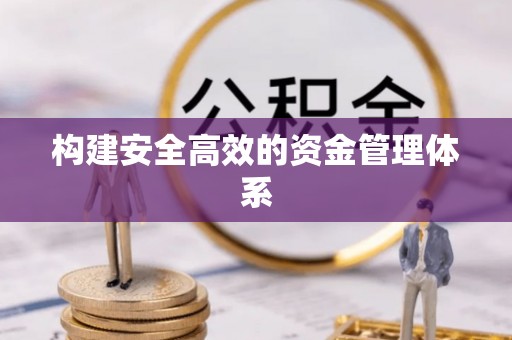 马龙构建安全高效的资金管理体系