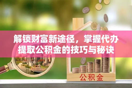 马龙解锁财富新途径，掌握代办提取公积金的技巧与秘诀