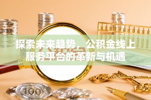 马龙探索未来趋势，公积金线上服务平台的革新与机遇